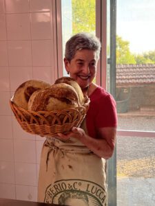 Lynne and her bread basket